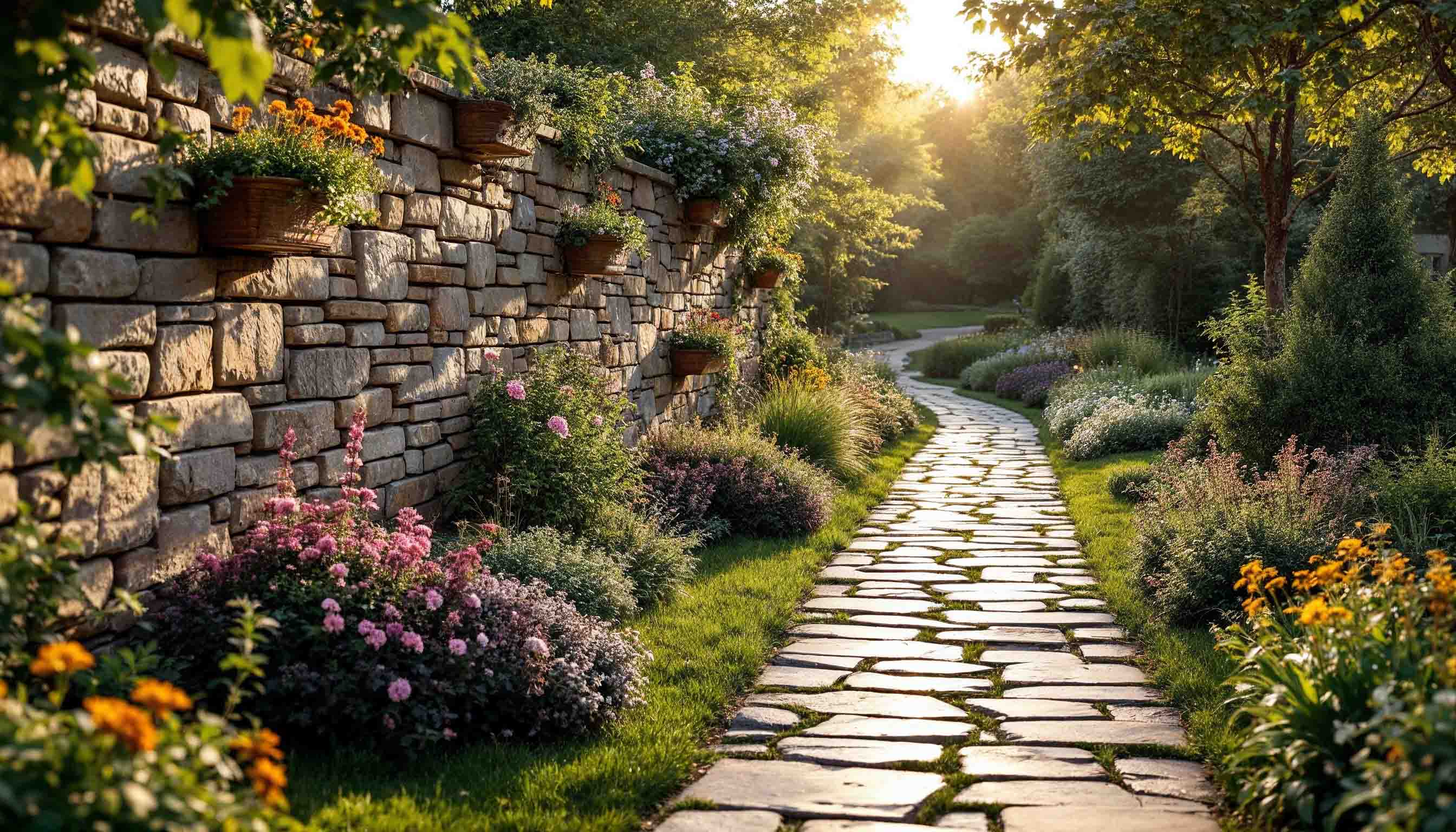 Bahçe Duvarı ve Yürüyüş Yolları